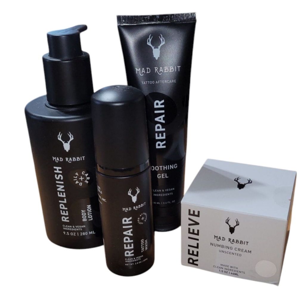 Mad Rabbit Tattoo aftercare system/kit